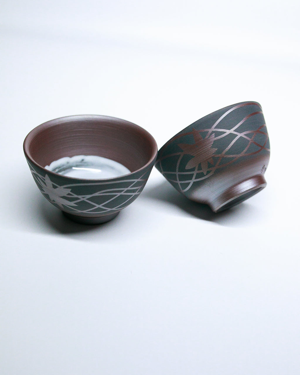 Yunomi Teacup, Banko-Yaki, Pair - Suigetsu Kiln - 80ml