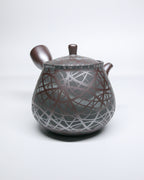 Banko-Yaki Kyusu Teapot, "Black Weaver" - Suigetsu III - 350ml