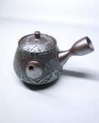 Banko-Yaki Kyusu Teapot, "Black Weaver" - Suigetsu III - 350ml