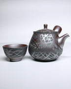 Banko-Yaki Kyusu Teapot, "Black Weaver" - Suigetsu III - 350ml