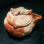 Bizen-Yaki Dragon Carved Hidasuki Houhin - Konishi Tozo - 250ml