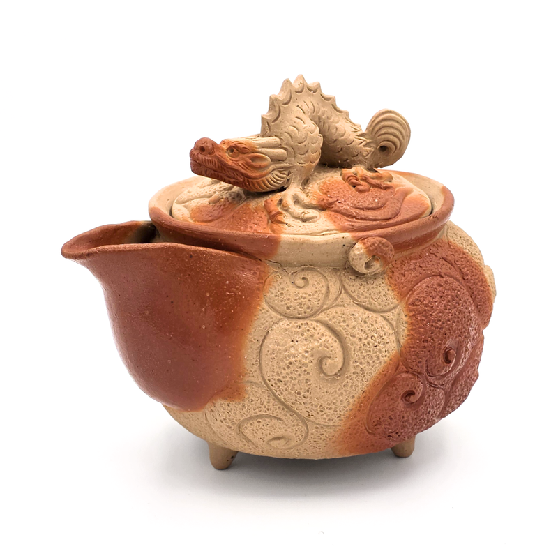 Bizen-Yaki Dragon Carved Hidasuki Houhin - Konishi Tozo - 250ml