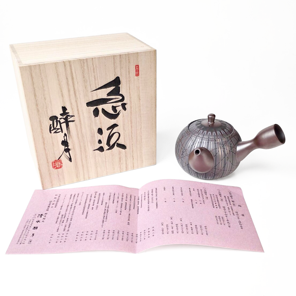 Banko-Yaki Kyusu Teapot -  Suigetsu III - 420ml