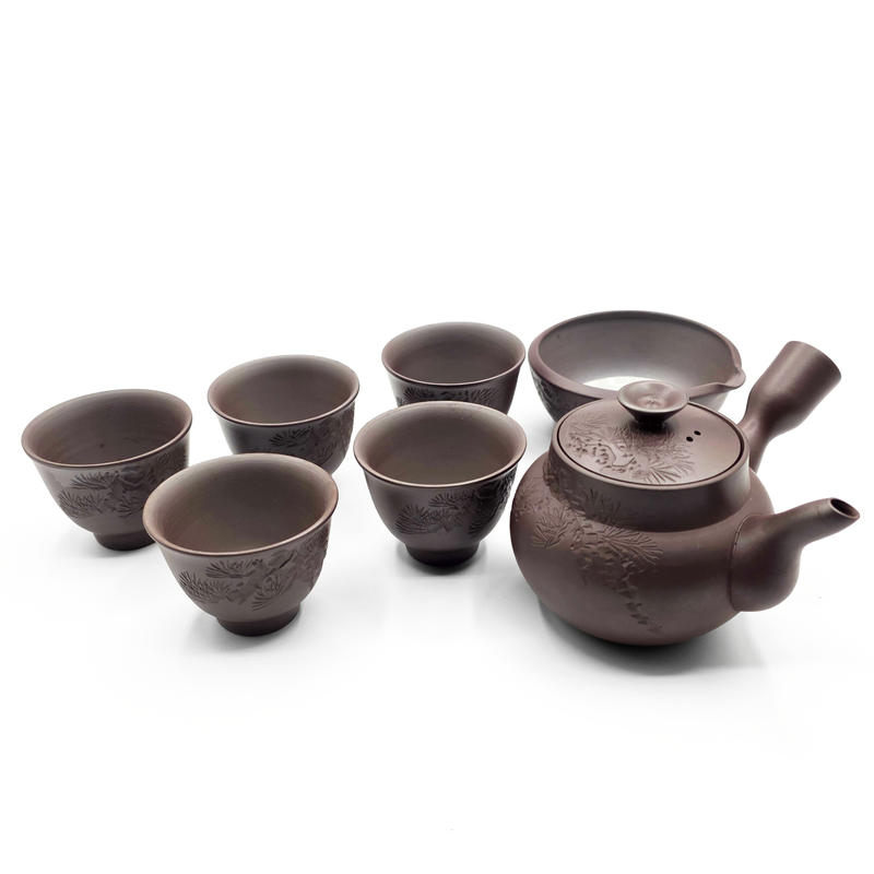 Vintage Banko-Yaki Kyusu Teapot Set -  Suigetsu II - 300ml