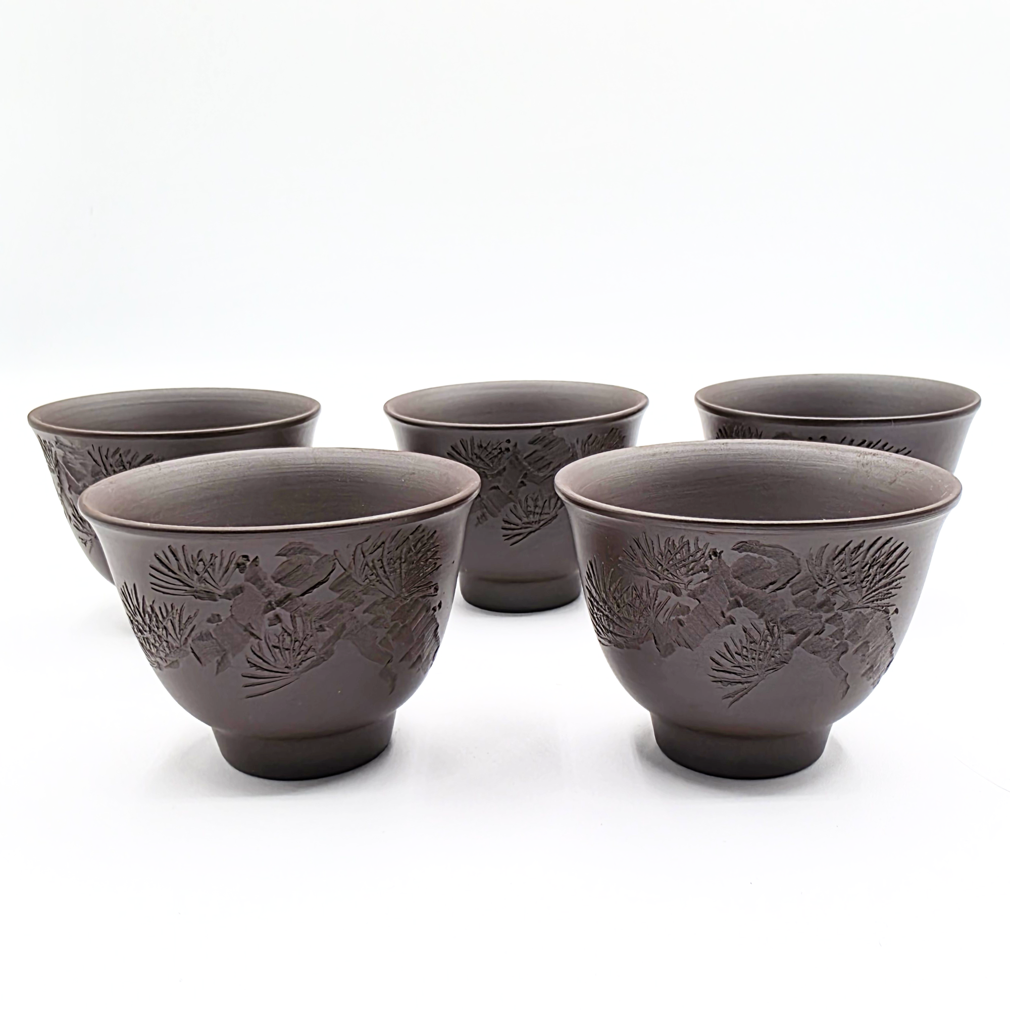 Vintage Banko-Yaki Kyusu Teapot Set -  Suigetsu II - 300ml