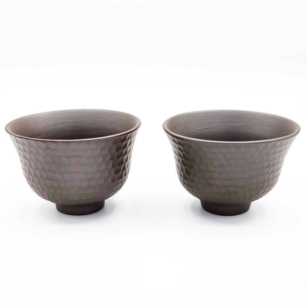 Yunomi Teacup, Banko-Yaki, Pair - Mori Iroku IV - 80ml