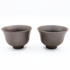 Yunomi Teacup, Banko-Yaki, Pair - Mori Iroku IV - 80ml