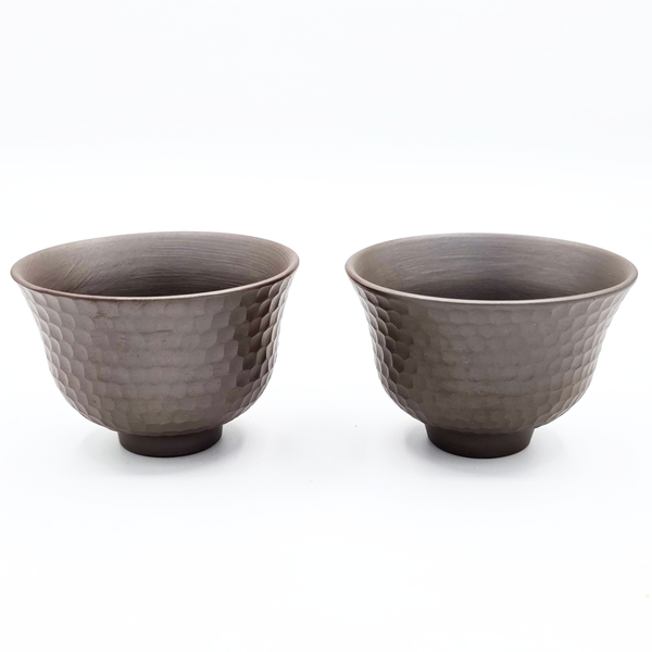 Yunomi Teacup, Banko-Yaki, Pair - Mori Iroku IV - 80ml