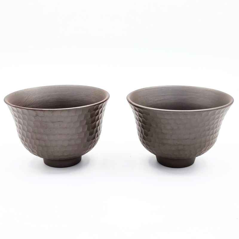 Yunomi Teacup, Banko-Yaki, Pair - Mori Iroku IV - 80ml