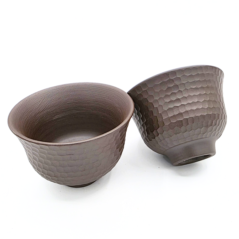 Yunomi Teacup, Banko-Yaki, Pair - Mori Iroku IV - 80ml