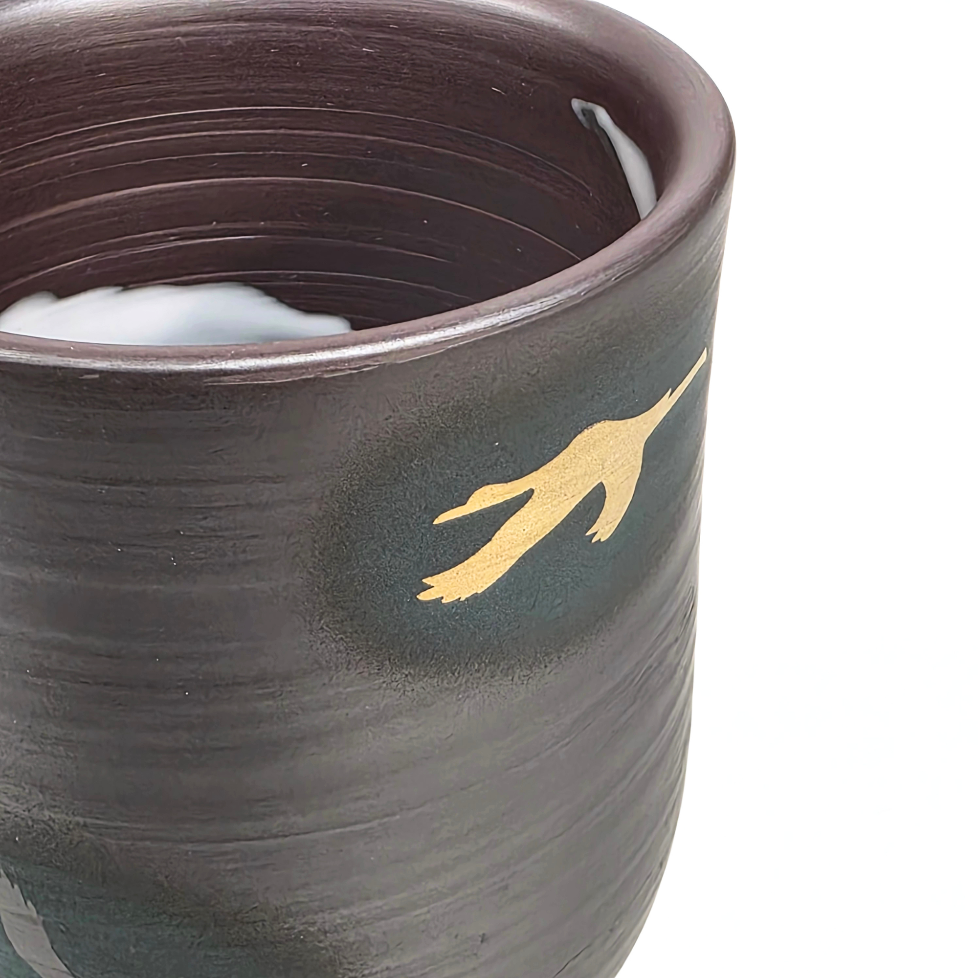 Yunomi Teacup, Banko-Yaki, Pair - Shimizu Jun - 180ml
