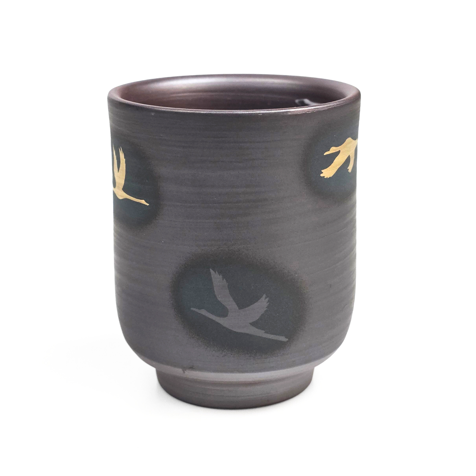 Yunomi Teacup, Banko-Yaki, Pair - Shimizu Jun - 180ml