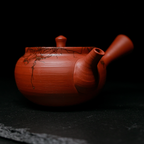 Red Mogake Tokoname-Yaki Kyusu Teapot - Katayama Hakusan - 250ml