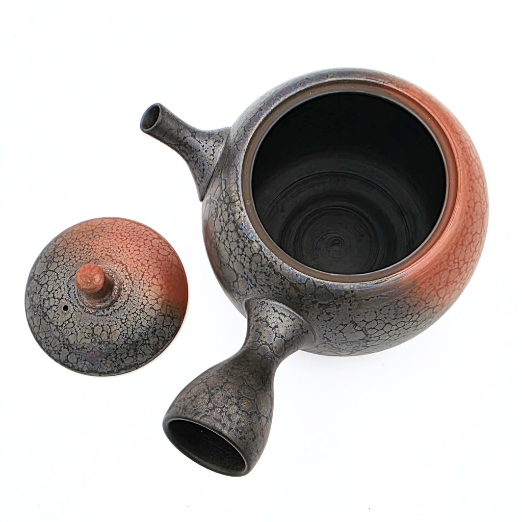 Tokoname-Yaki Kyusu Teapot, Tenmoku Finish - Shoryu - 340ml