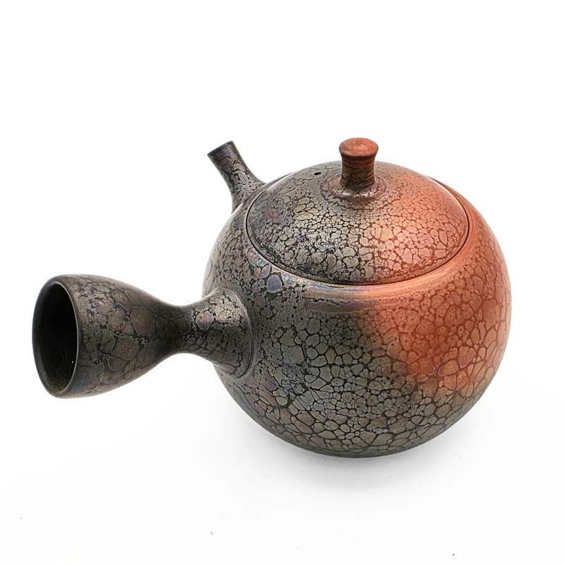 Tokoname-Yaki Kyusu Teapot, Tenmoku Finish - Shoryu - 340ml
