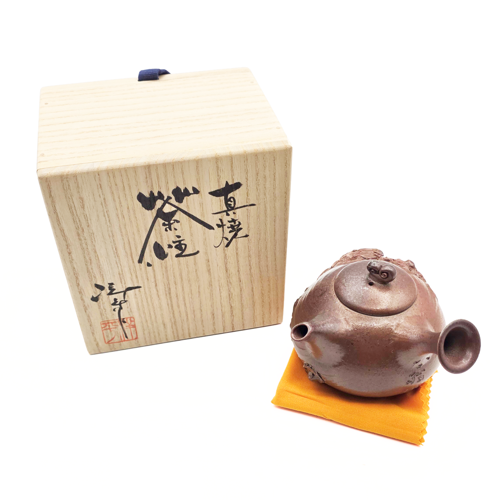 Tokoname-Yaki Kyusu Teapot, "Earth Dragon" - Yohei Konishi - 240ml