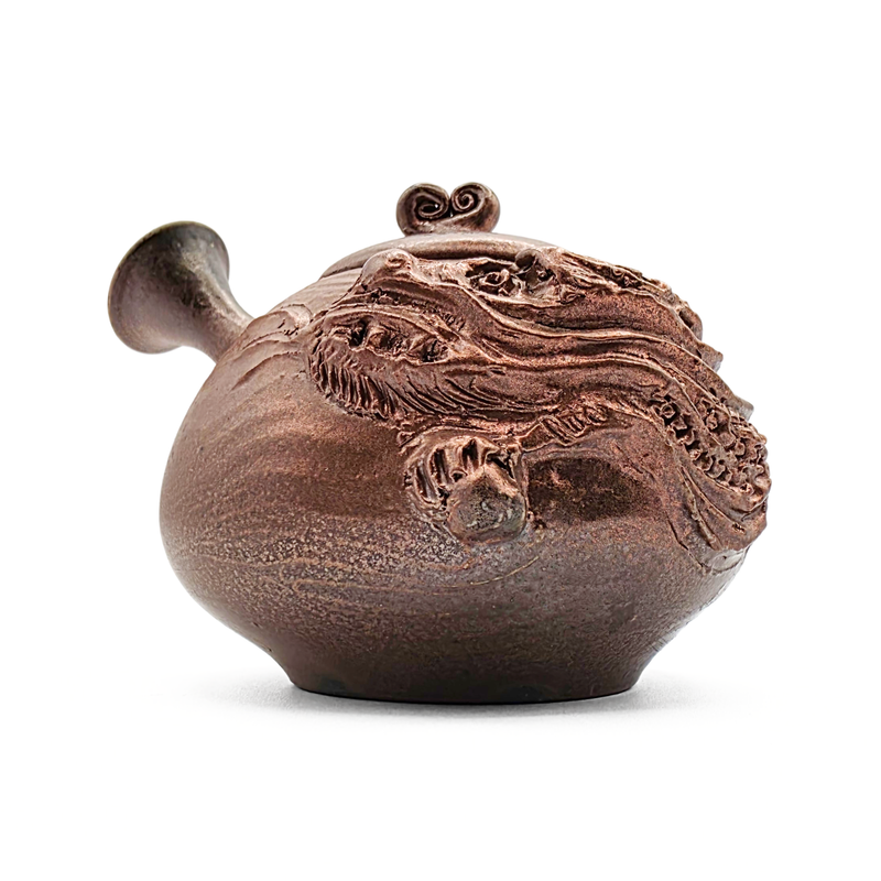 Tokoname-Yaki Kyusu Teapot, "Earth Dragon" - Yohei Konishi - 240ml