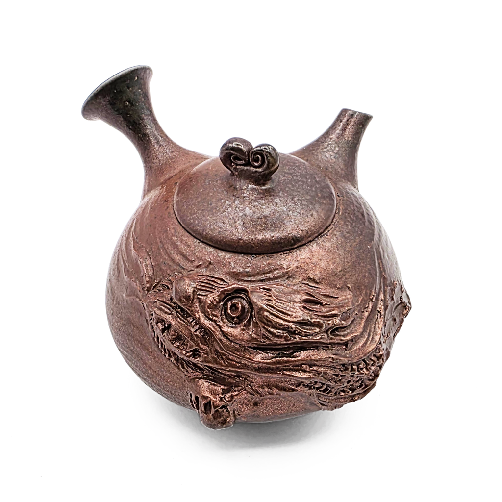 Tokoname-Yaki Kyusu Teapot, "Earth Dragon" - Yohei Konishi - 240ml