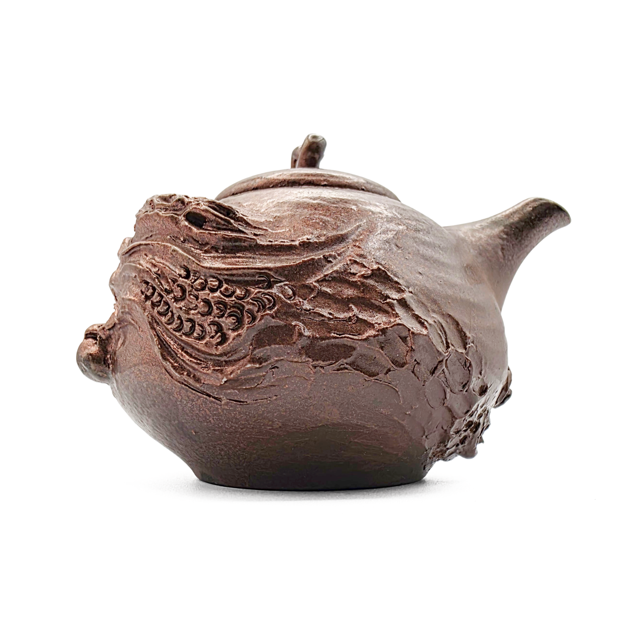 Tokoname-Yaki Kyusu Teapot, "Earth Dragon" - Yohei Konishi - 240ml