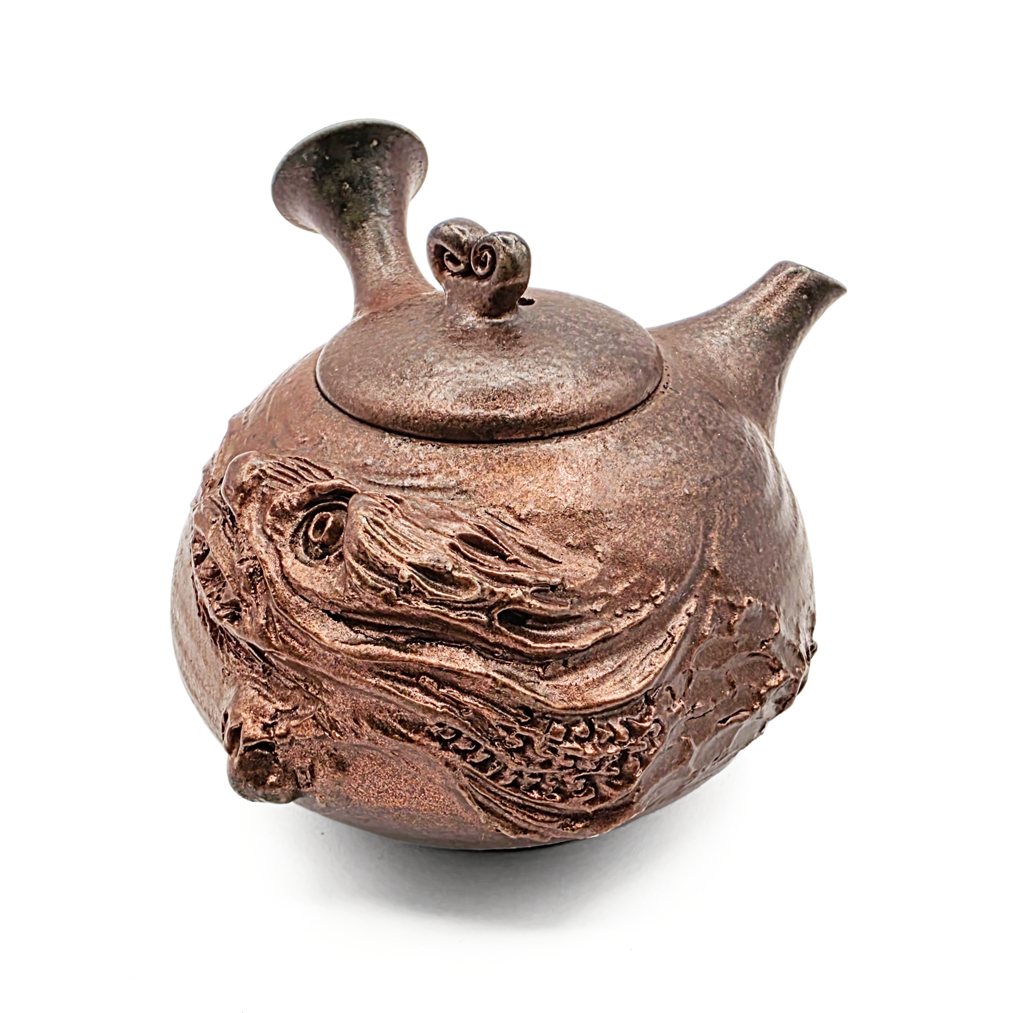 Tokoname-Yaki Kyusu Teapot, "Earth Dragon" - Yohei Konishi - 240ml