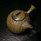 Tokoname-Yaki Kyusu Teapot, "Heart Sutra" - Yohei Konishi - 320ml