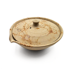 Tokoname-Yaki Shiboridashi Teapot, Seaweed-Fired "Mogake" - Tanikawa Jin - 80ml