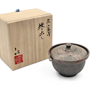 Tokoname-Yaki Shiboridashi Teapot, Seaweed-Fired "Mogake" - Tanikawa Jin – 160ml