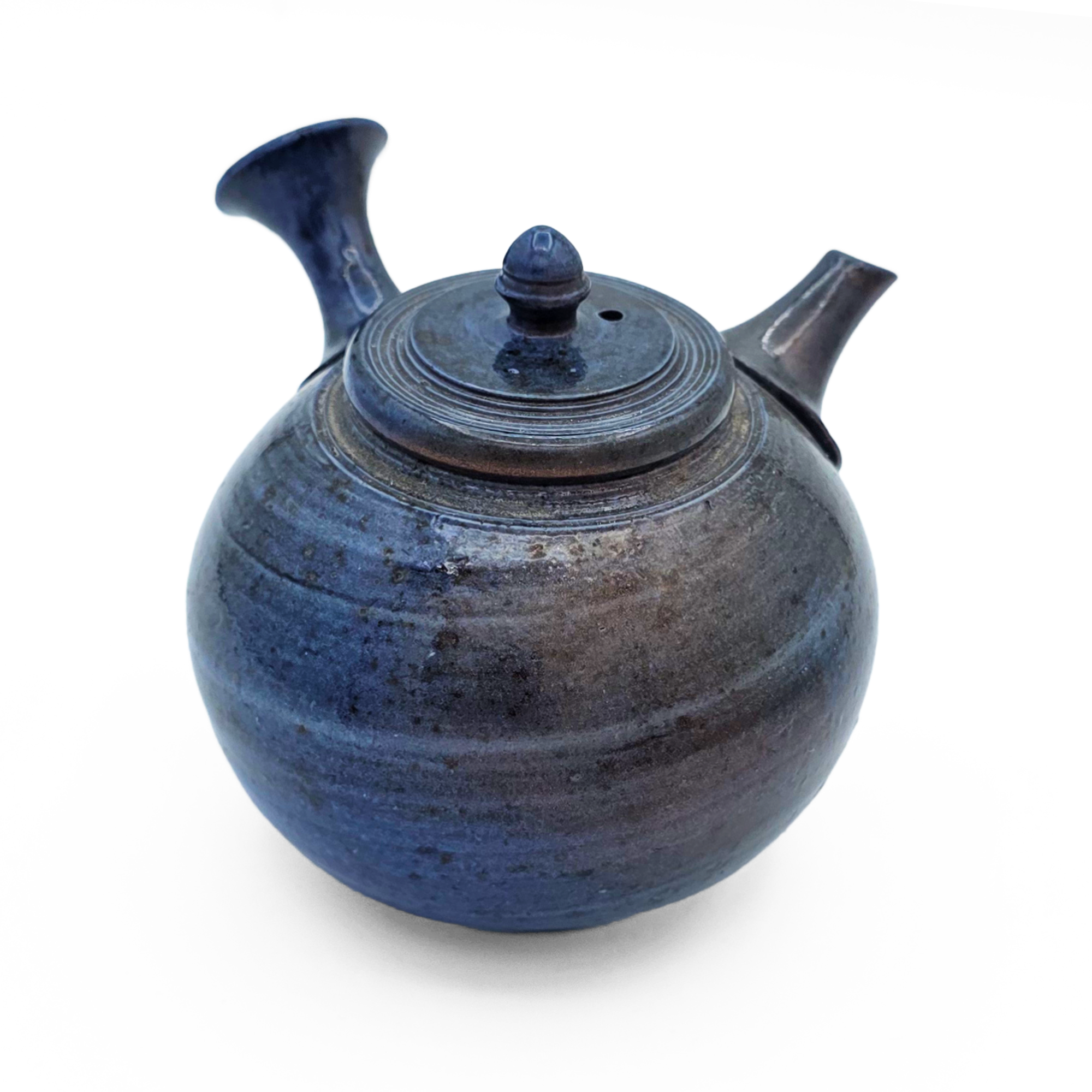 Blue Tokoname-Yaki Kyusu Teapot - Yohei Konishi - 280ml