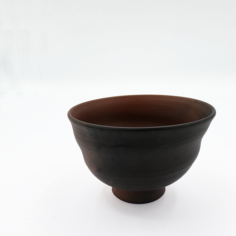 Yunomi Yōhen Red Clay Teacups, Pair - Katayama Hakusan