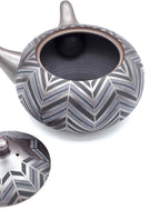Banko-Yaki Kyusu Teapot - Suigetsu III - Geometric Yabane - 410ml