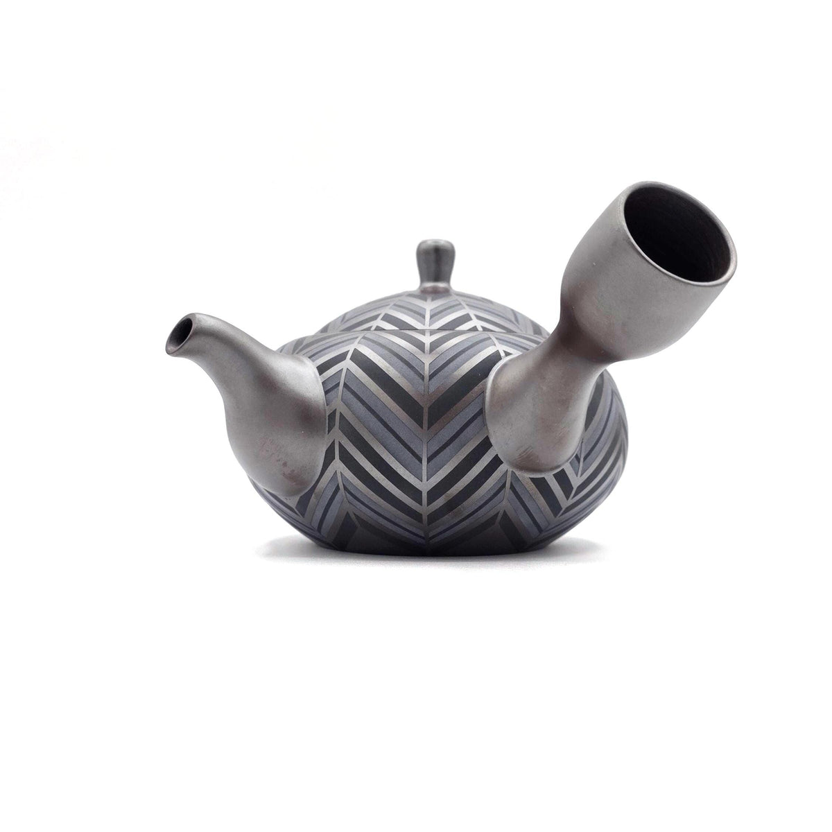 Banko-Yaki Kyusu Teapot - Suigetsu III - Geometric Yabane - 410ml