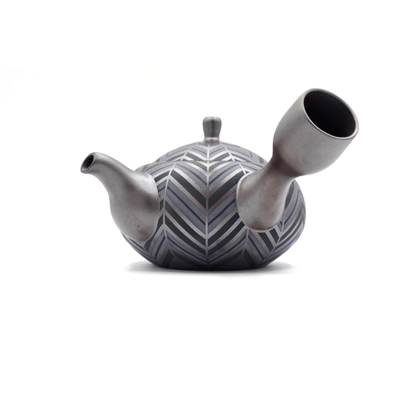 Banko-Yaki Kyusu Teapot - Suigetsu III - Geometric Yabane - 410ml