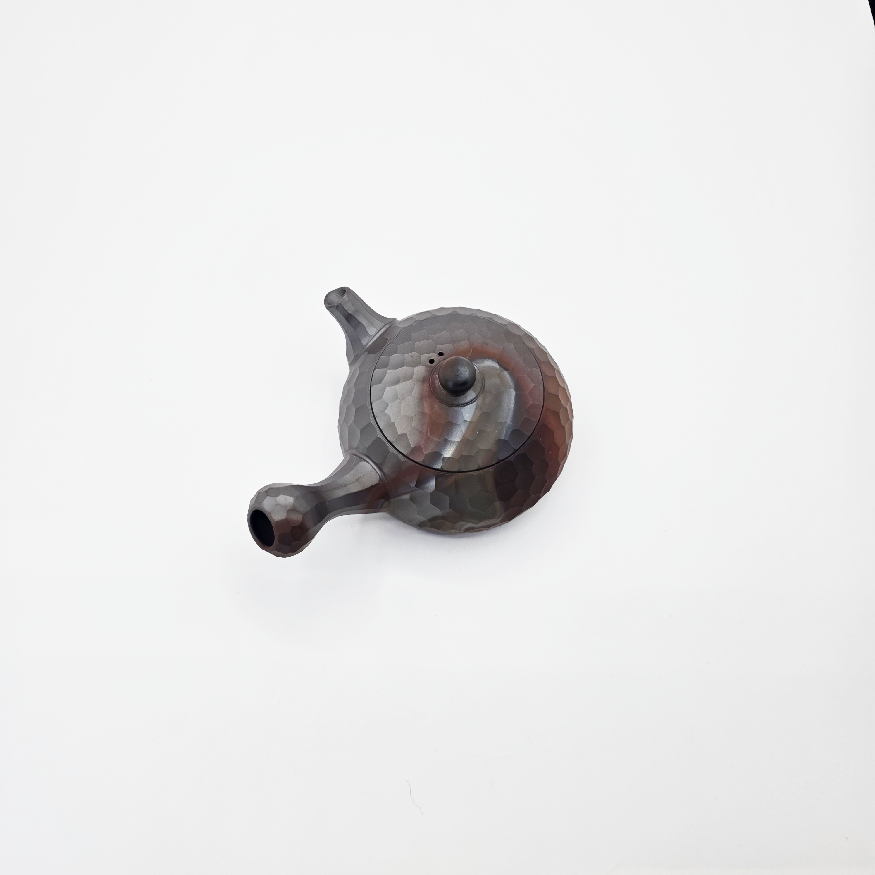 Banko-yaki Diamond-Cut Yohen Kyusu Teapot - Mori Iroku IV - 320ml