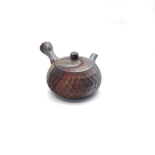 Banko-yaki Diamond-Cut Yohen Kyusu Teapot - Mori Iroku IV - 320ml