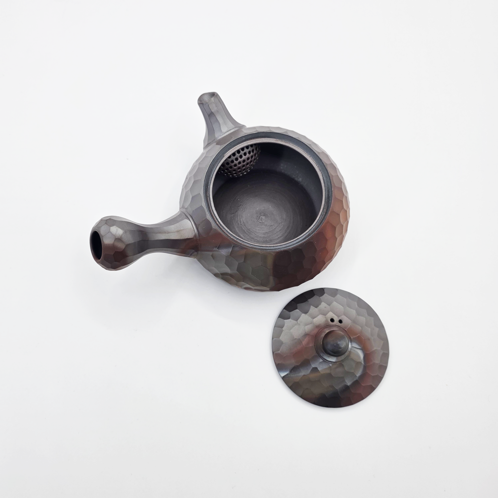 Banko-yaki Diamond-Cut Yohen Kyusu Teapot - Mori Iroku IV - 320ml