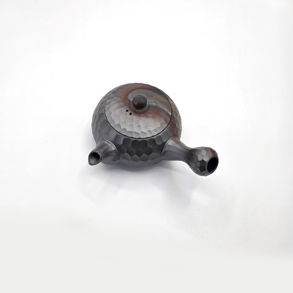 Banko-yaki Diamond-Cut Yohen Kyusu Teapot - Mori Iroku IV - 320ml