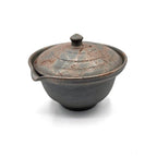 Tokoname-Yaki Shiboridashi Teapot, Seaweed-Fired "Mogake" - Tanikawa Jin – 160ml