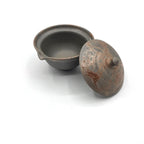 Tokoname-Yaki Shiboridashi Teapot, Seaweed-Fired "Mogake" - Tanikawa Jin – 160ml