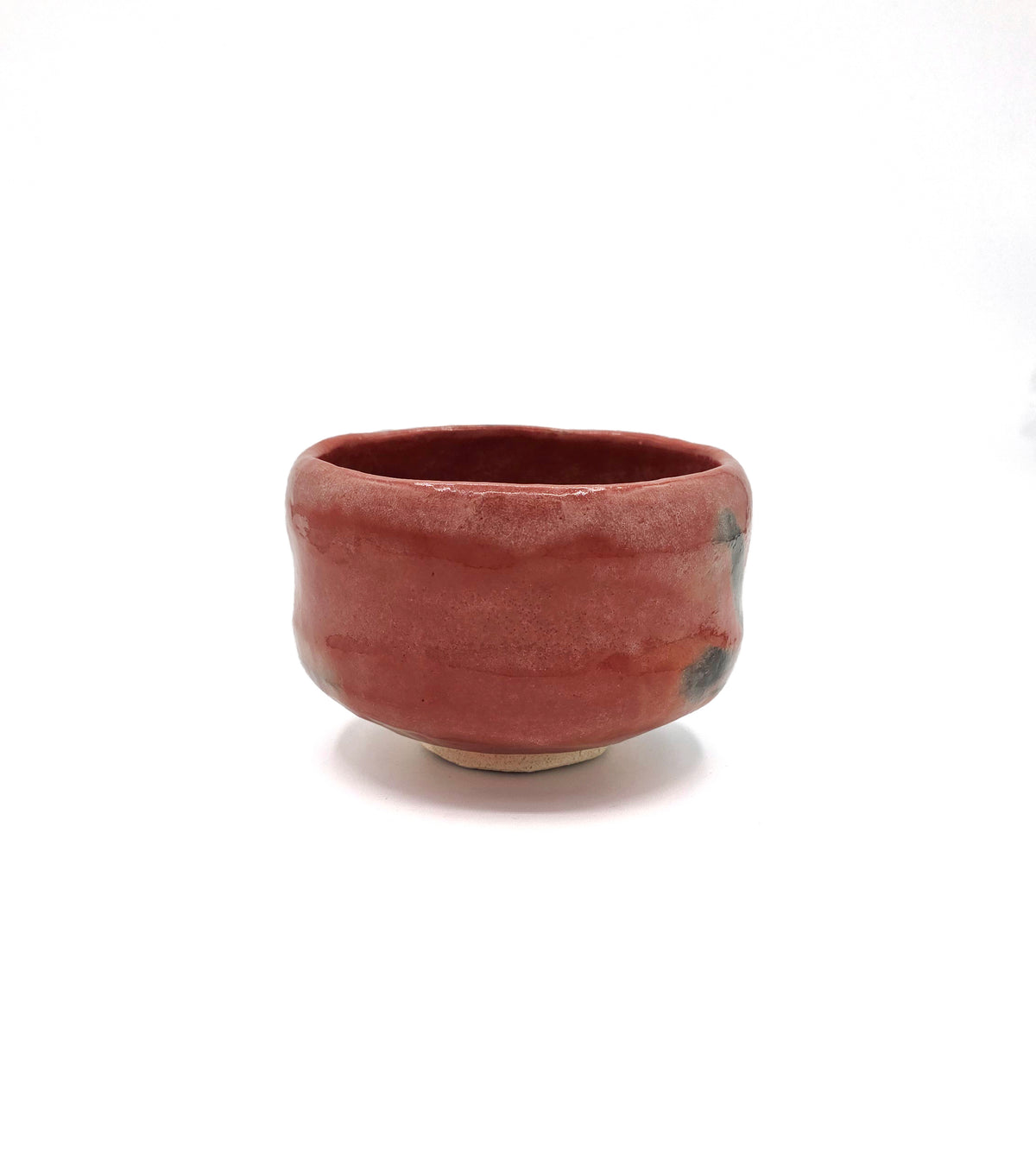 Raku-Yaki Red Raku Chawan -Rakunyū- Kyoto