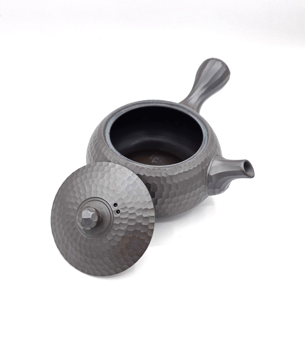 Banko-Yaki Kyusu Teapot, Medium Diamond Cut - Mori Iroku IV - 320ml