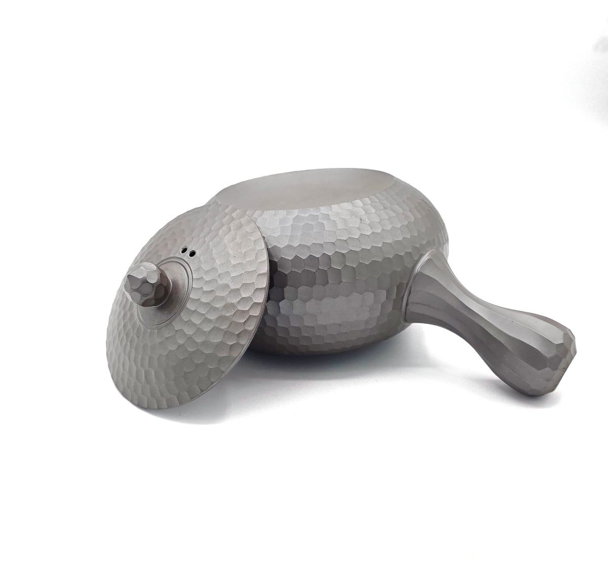 Banko-Yaki Kyusu Teapot, Medium Diamond Cut - Mori Iroku IV - 320ml