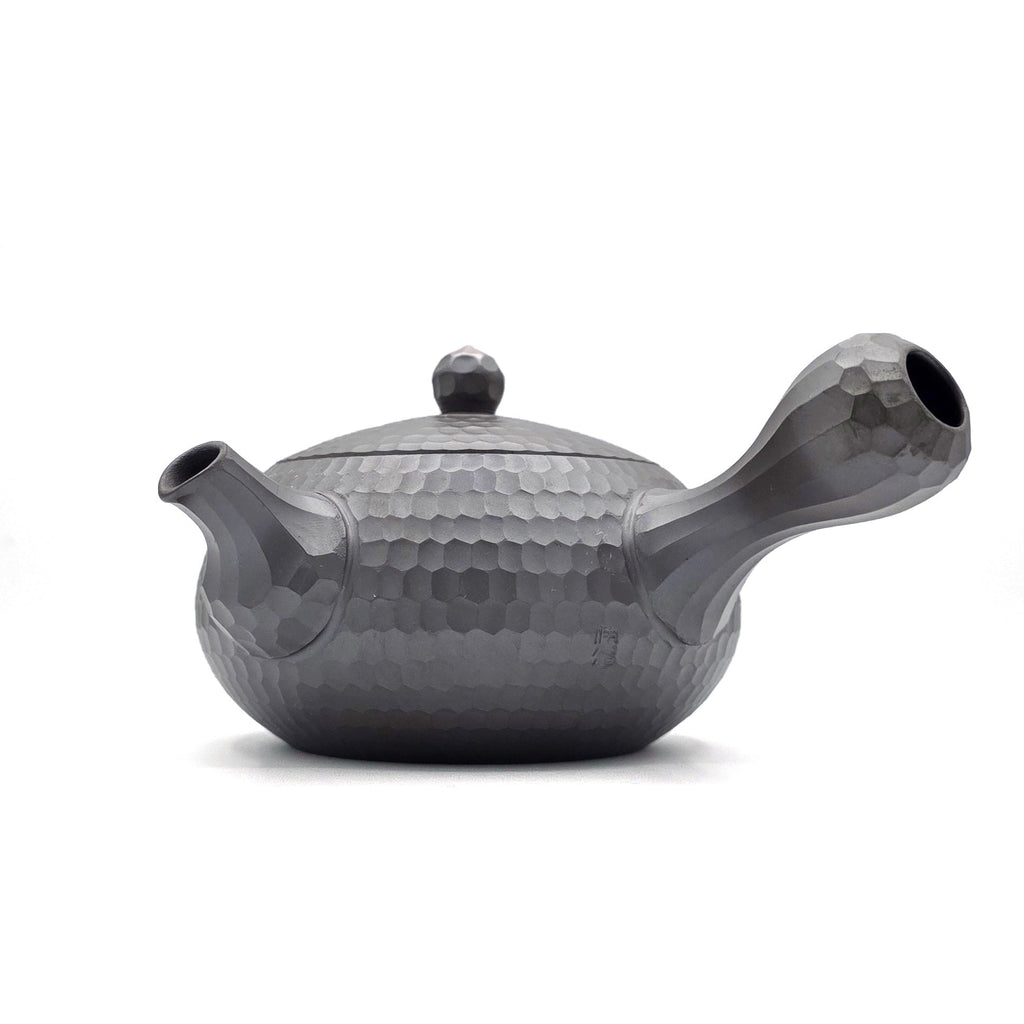 Banko-Yaki Kyusu Teapot, Medium Diamond Cut - Mori Iroku IV - 320ml