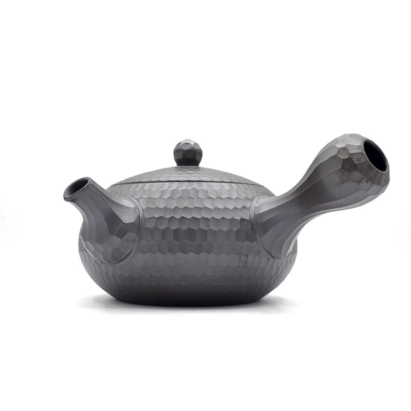 Banko-Yaki Kyusu Teapot, Medium Diamond Cut - Mori Iroku IV - 320ml