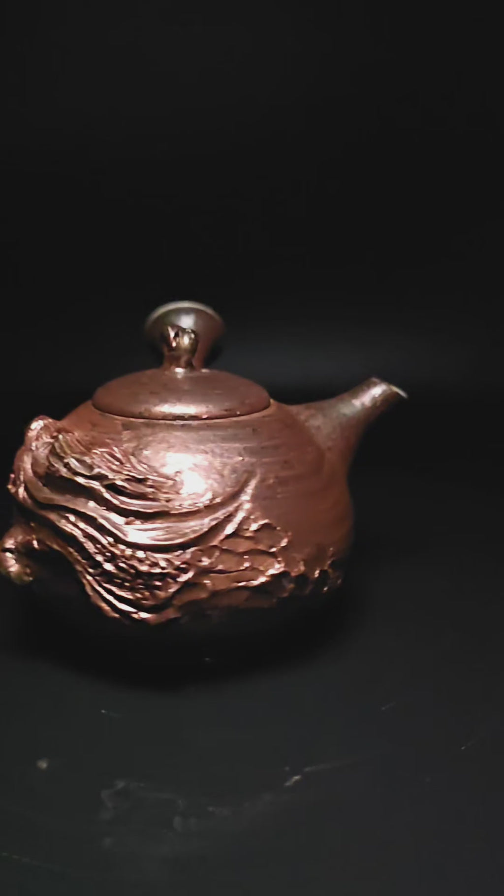 Tokoname-Yaki Kyusu Teapot, "Earth Dragon" - Yohei Konishi - 240ml