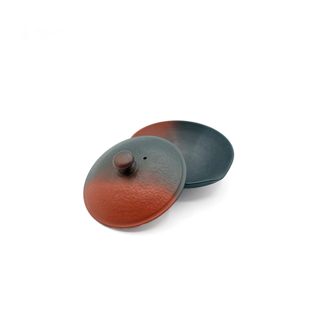 Shiboridashi Teapot - Yoshiki Murata - Black Red Yohen Tokoname-yaki - 80ml