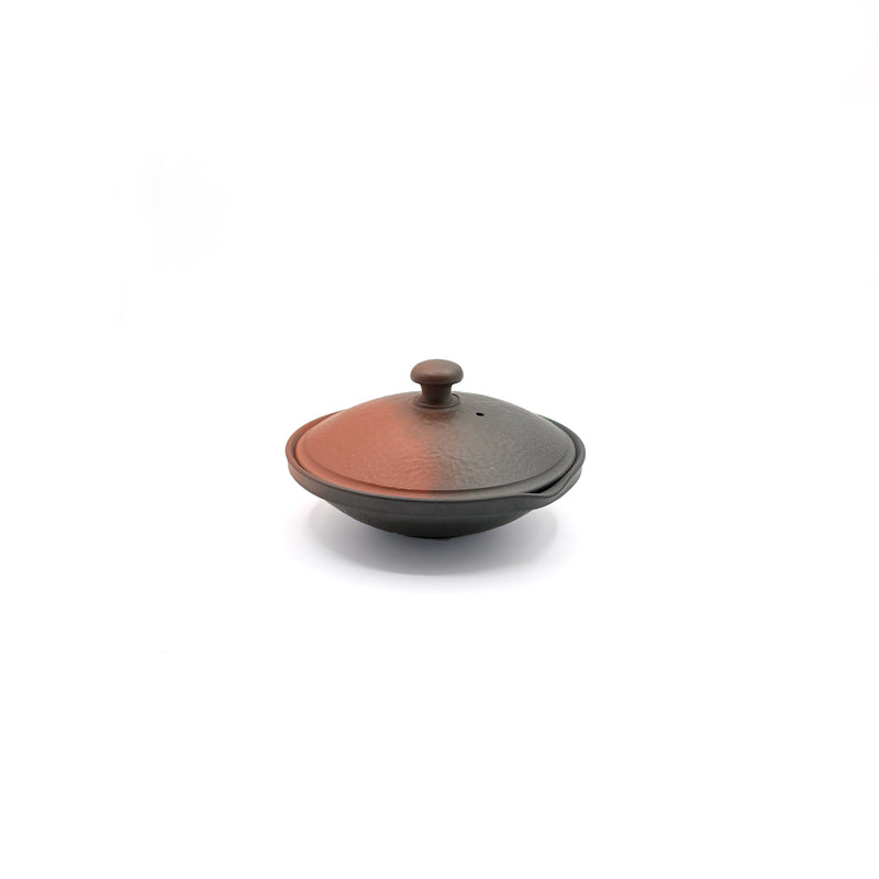 Shiboridashi Teapot - Yoshiki Murata - Black Red Yohen Tokoname-yaki - 80ml