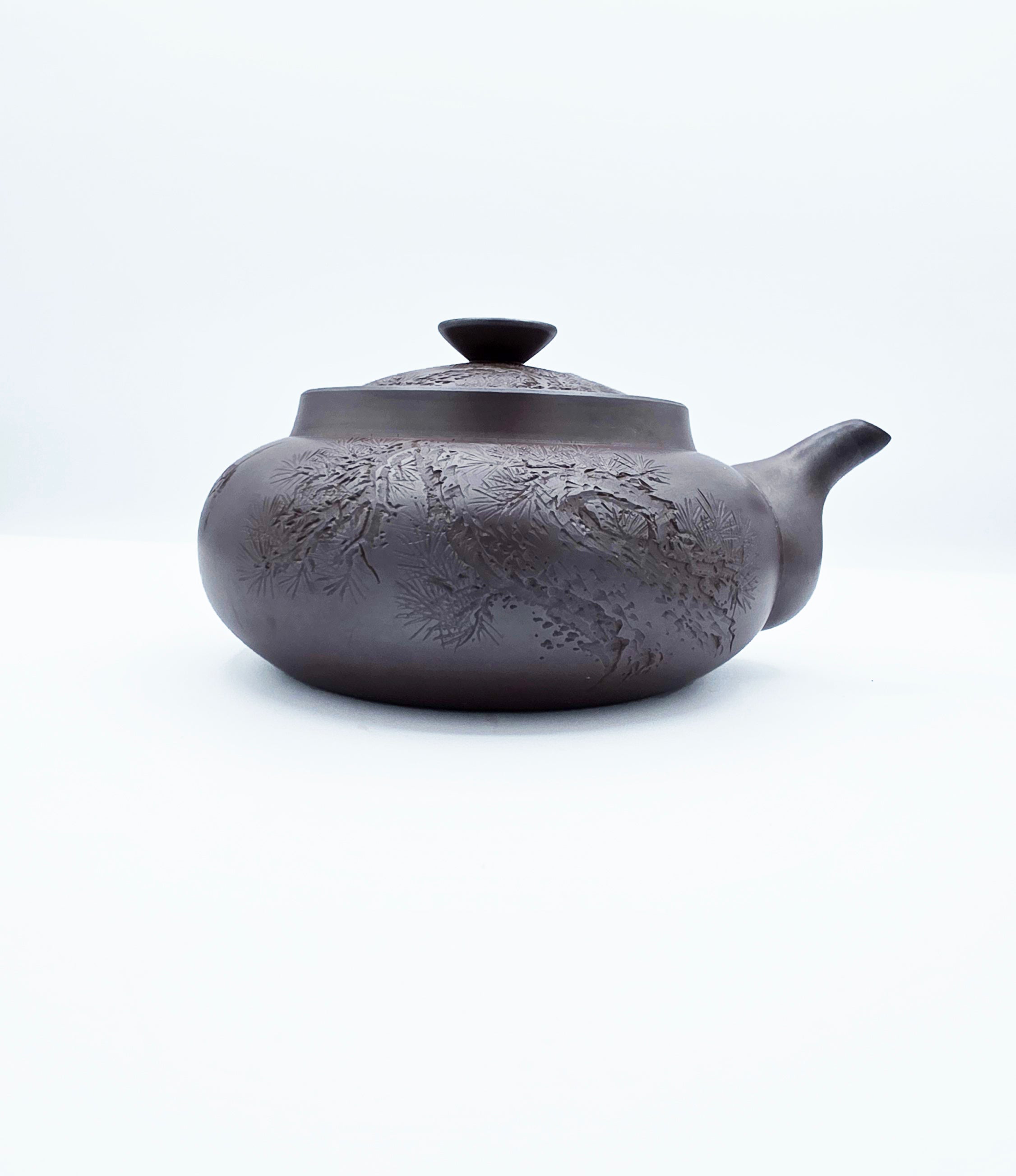 Banko-yaki Kyusu Teapot by Suigetsu II  - 490m