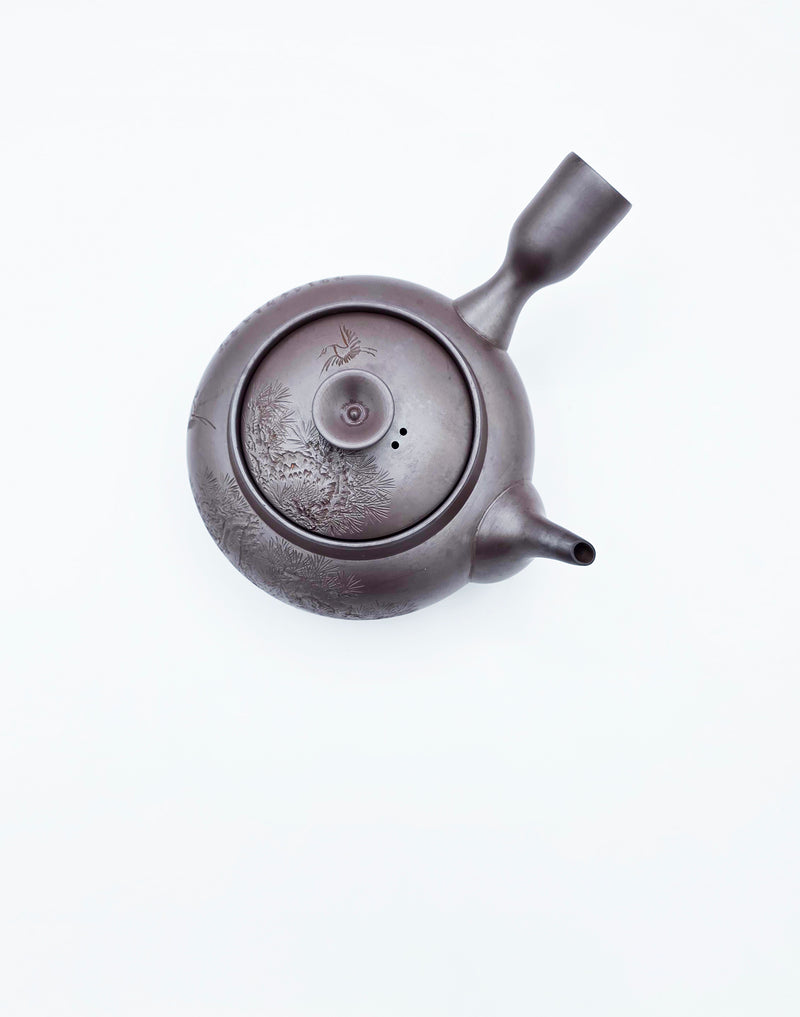 Banko-yaki Kyusu Teapot by Suigetsu II  - 490m