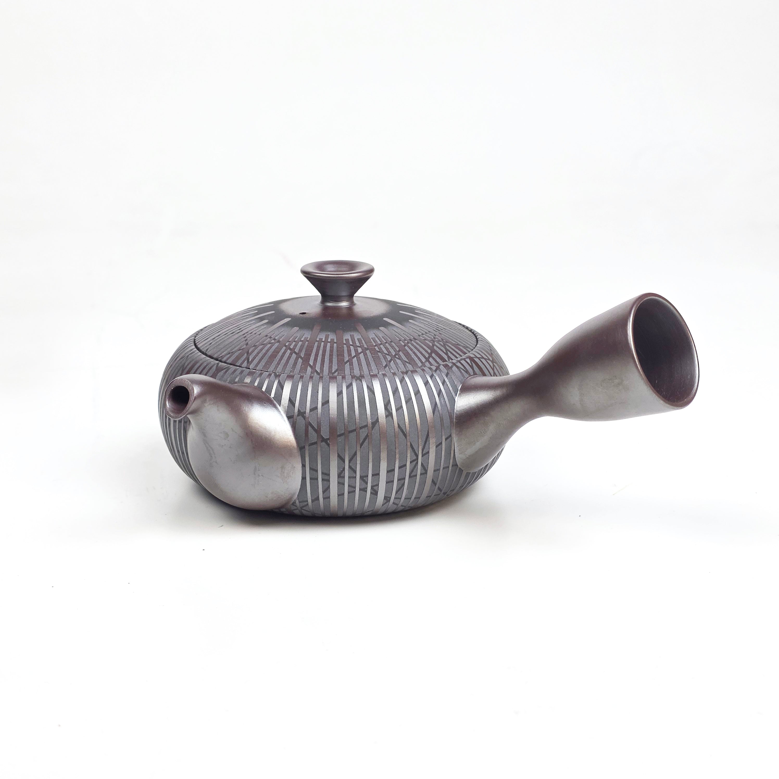 Banko-Yaki Kyusu Teapot - Shimizu Suigetsu III - 380ml