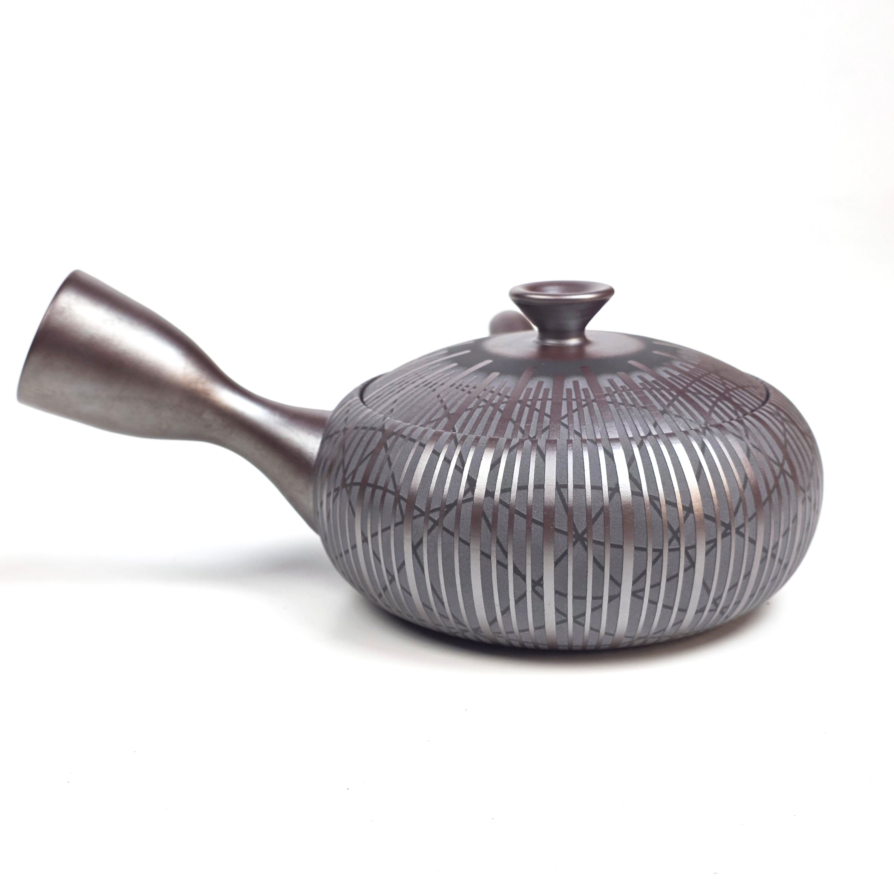 Banko-Yaki Kyusu Teapot - Shimizu Suigetsu III - 380ml